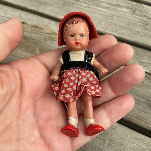 Small old vintage hard - vintage, plastic