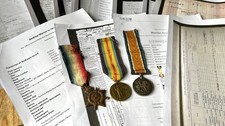 WW1 MONS STAR TRIO Medal Set -