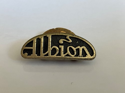 Albion enamel lapel - lapel, button