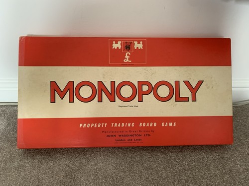 Vintage waddingtons monopoly - vintage,