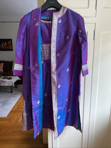 Vtg silk sari dress - w, jacket