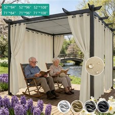 Patio Large Blackout Curtains