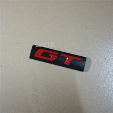 1x GT Red Matte Black Metal