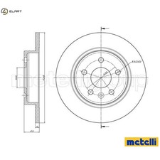 2x BRAKE DISC 23-1002C FOR VAUXHALL ASTRAVAN/Mk MOKKA CHEVROLET TRAX/SUV 1.2L