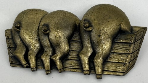 Pigs eating stall from - eating,