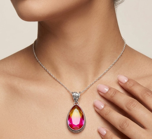 Ametrine gemstone handmade 925 - ametrine,