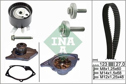 Timing belt kit schaeffler - belt, ina