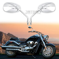 For Suzuki Boulevard C50 C90 C109R M50 M90 2x Chrome Motorcycle Rearview Mirrors