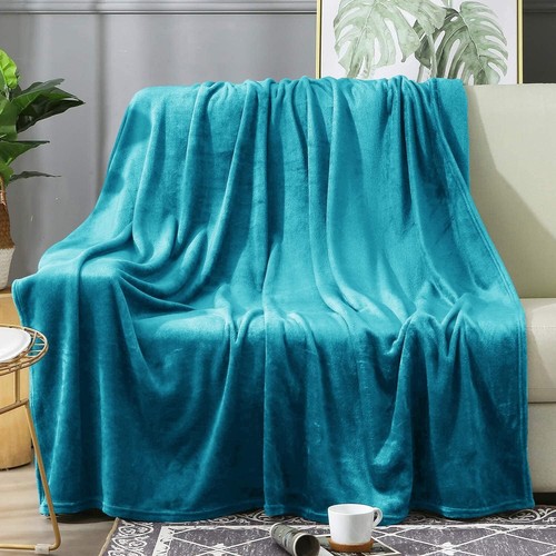 Faux fur fleece throw - fur,
