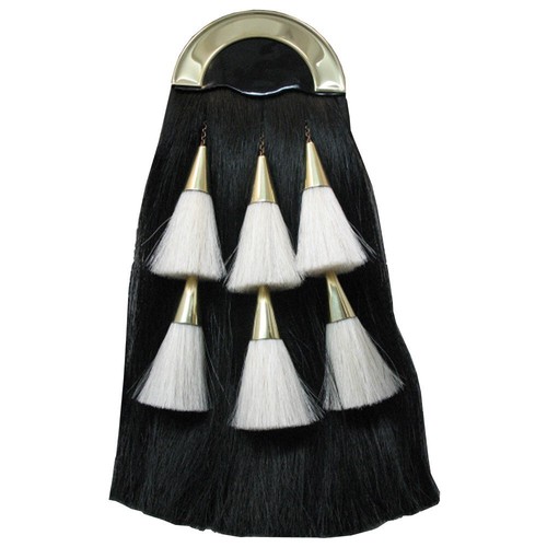 Scottish black horse hair - black,