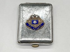 VINTAGE SS BAYANG K&P ENAMEL SHIPPING BOAT SHIP MATCHBOOK HOLDER VESTA CASE