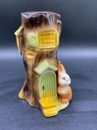 Rabbit tree house lamp base - tree,