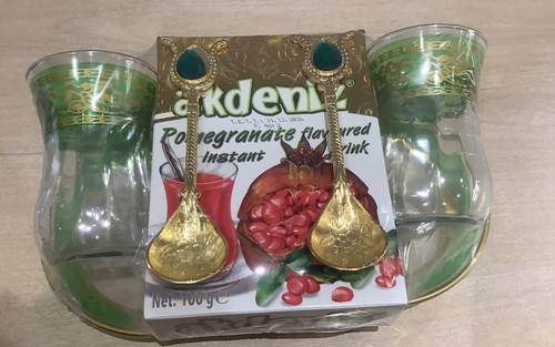 Akdeniz turkish tea set for - tea, 2