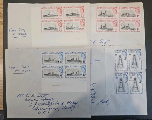 Falkland islands fdc 1964 - falkland,
