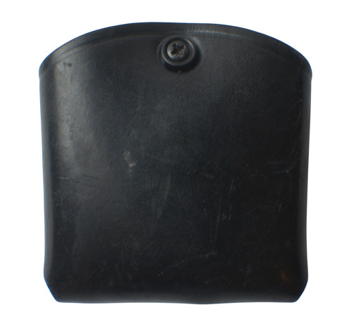 Black leather pwl double glock - black,