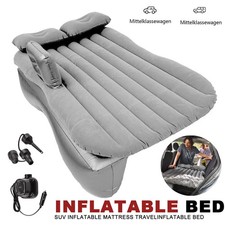 Inflatable Car Air Bed Back Rear Seat Rest Foldable Mattress Travel Camping UK