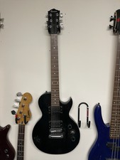 Tenson Black lp style rock electric guitar 4/4 Right Handed 6 String