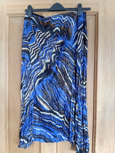 Jigsaw midi crinkle pleated