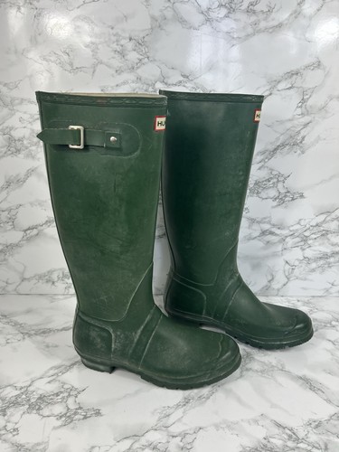 Hunter original tall - hunter, green