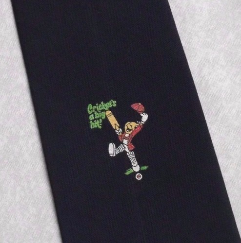 Cricket tie mens necktie retro - cricket,