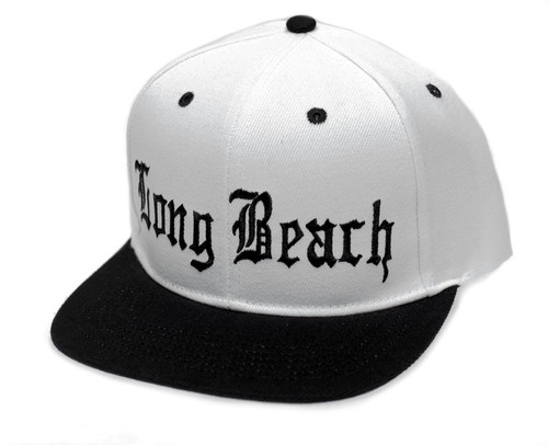 Long beach script white - white, with
