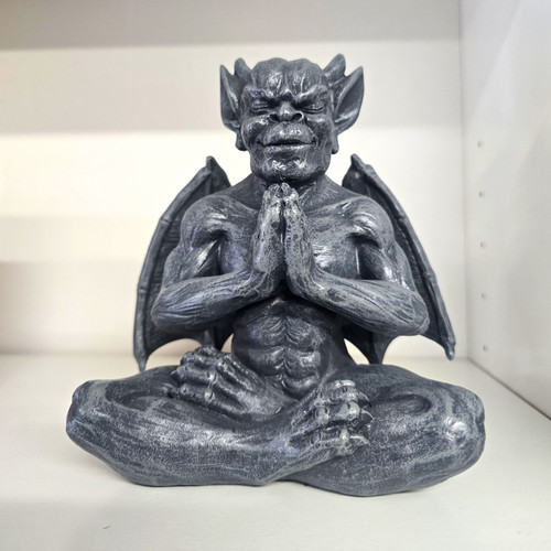 Grey painted resin - grey,