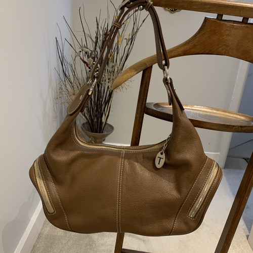 Tod pebbled brown leather - tod's,