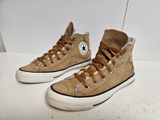 Converse Trainers Chuck Taylor Hi Womens Fur Lined Pumps Gym Tan Boots UK 5 EU38