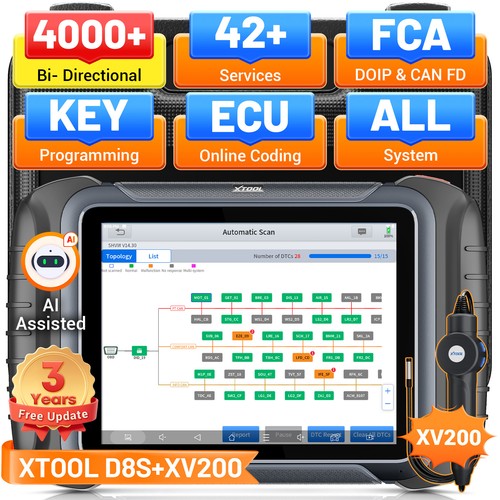 Xtool d8s xv200 obd2 - d8s, scanner