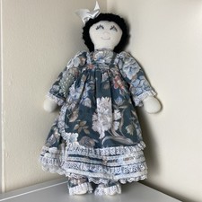 Vintage 1975 s Hand Crafted Unique Large Rag Doll - 54 CM High Soft Plush Toy 