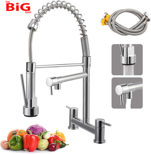 Hole bridge kitchen mixer - bridge,