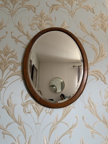 Antique edwardian oak oval - antique,