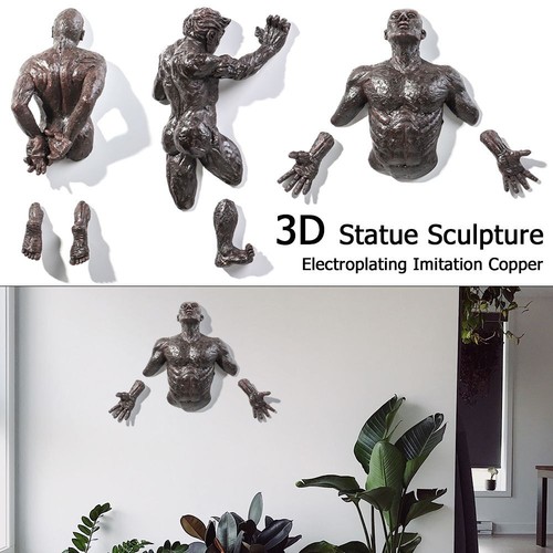 Abstract character resin wall - resin,