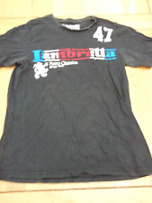 Lambretta T-shirt Adult Small Black Retro Classics since 1947