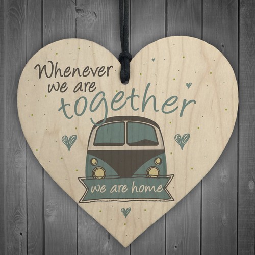 Together caravan wooden family - wooden,
