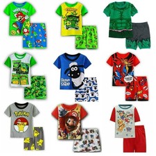 Boys Girls Cartoon Pyjamas