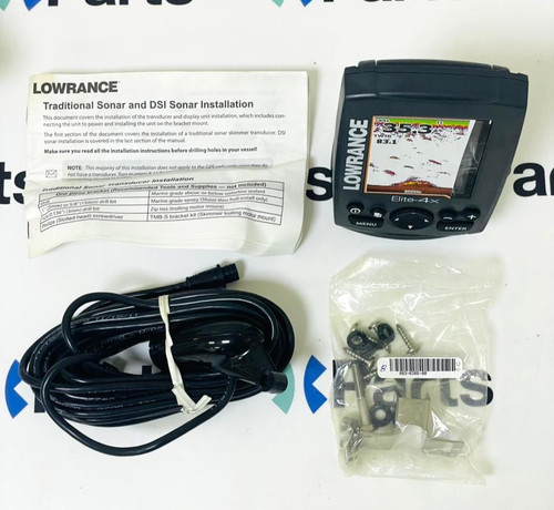 Lowrance elite fish finder - lowrance, elite-4x