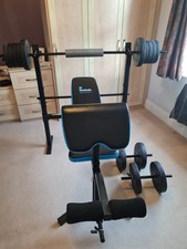 Weight bench and weights of