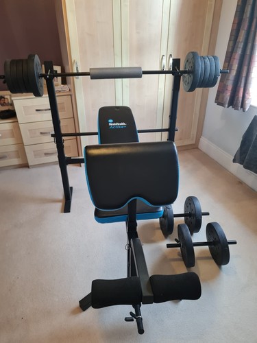 Weight bench and weights - , of