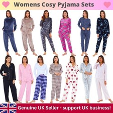 Womens Pyjama Sets Velour Soft