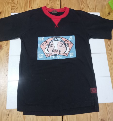 Evisu logo black shirt - logo, t-shirt