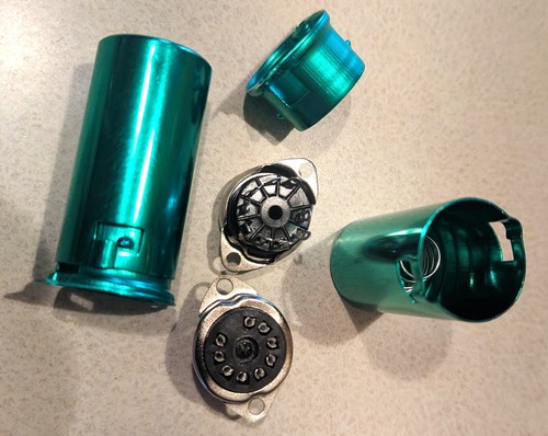 2pcs pin green b9a bakelite - 2pcs,