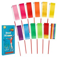 12pcs Dance Ribbons for Kids