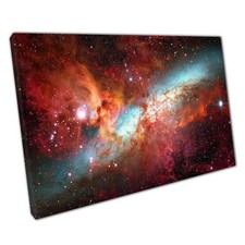 Cosmic Nebula Galaxy Canvas