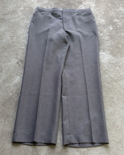 Vtg men gray polyester - gray,