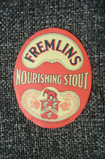 MINT FREMLINS NOURISING STOUT BEER BOTTLE LABEL 