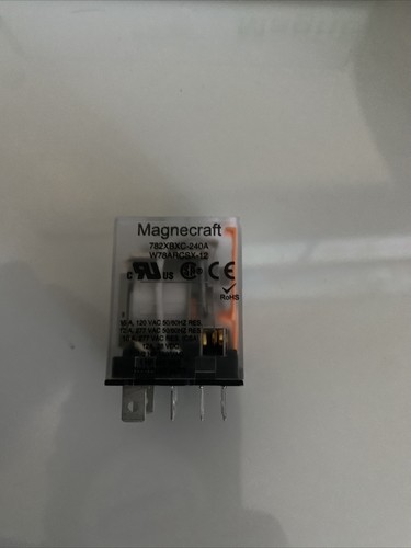 Magnecraft power relay dpdt - 2x,
