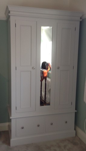 Wardrobe painted edwardian - painted,