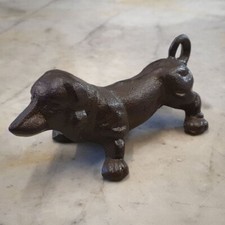 Cast iron dachshund - cast, puppy