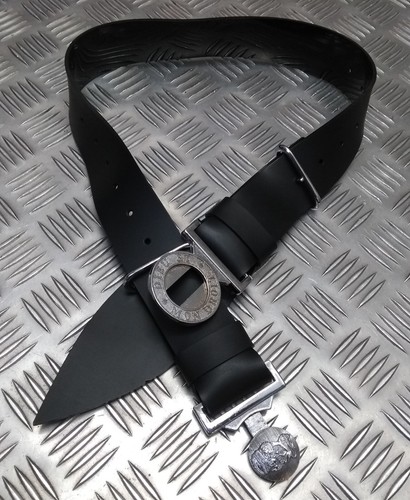 Issue belt parade pvc black - pvc,